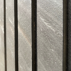 HONG KONG METAL NERO Slim Stone Louver Veneer Panel