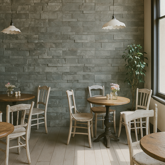 ISTANBUL Skifer Naturstein Peel & Stick veggflis 15 x 60 cm