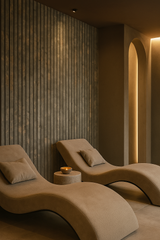 SEOUL MACEDONIAN Slim Stone Louver Veneer Panel