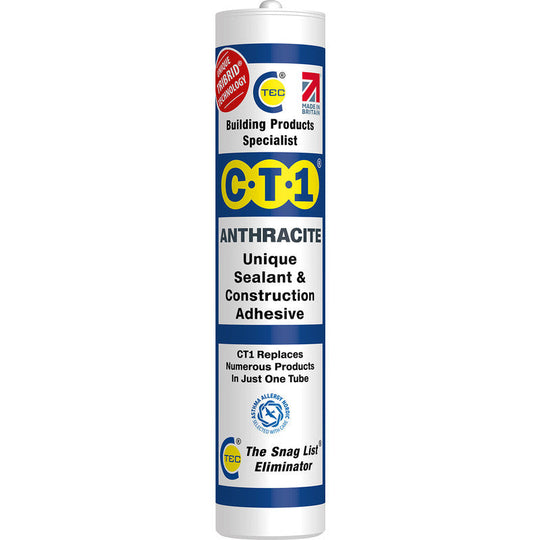 CT1 Adhesive &amp; Sealant 290ml Anthracite