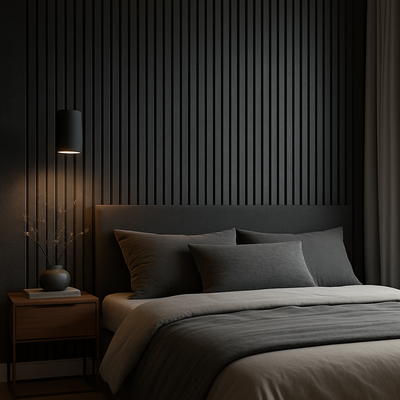 MOSCOW DESERT BLACK Acoustic Panel Natural Stone Slab