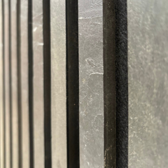 MOSCOW SESAME Slim Stone Louver Veneer Panel