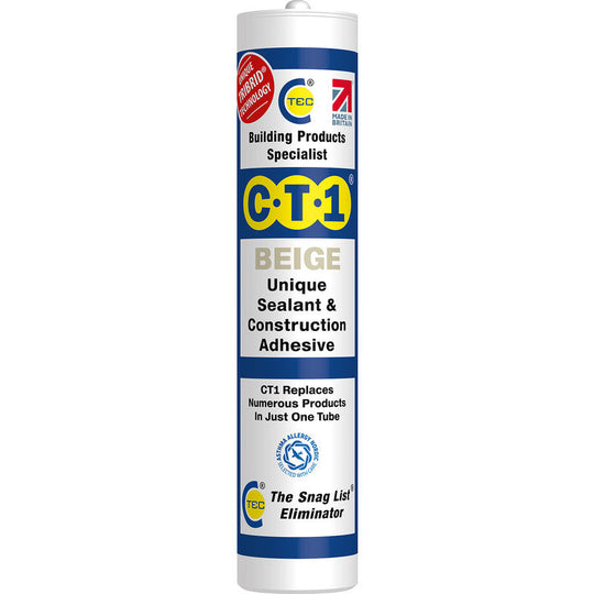 CT1 Adhesive &amp; Sealant 290ml Beige