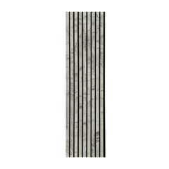 SATVARIO WHTE CLASSIC Slim Stone Louver Veneer Panel