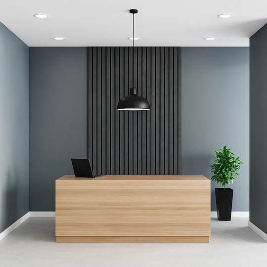 HELSINKI Slim Stone Louver Veneer Panel
