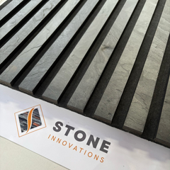MOSCOW SESAME Slim Stone Louver Veneer Panel