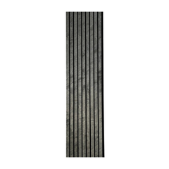 SINGAPORE SILVER GREY Slim Stone Louver Veneer Panel