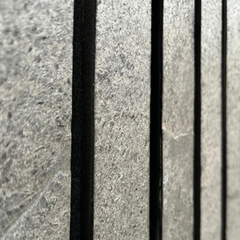 LONDON SAPPHIRE Slim Stone Louver Veneer Panel