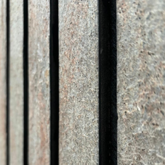 DUBAI COPPER Slim Stone Louver Veneer Panel