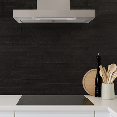 CARBON Split Face Small Lock Peel &amp; Stick Wall Tile - 15 x 31.2 cm