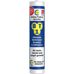 BT1 Ultimate Bathroom Adhesive &amp; Sealant 290ml White