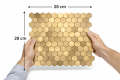 COPPER BRUSHED HEXAGON