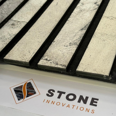 SATVARIO WHTE CLASSIC Slim Stone Louver Veneer Panel