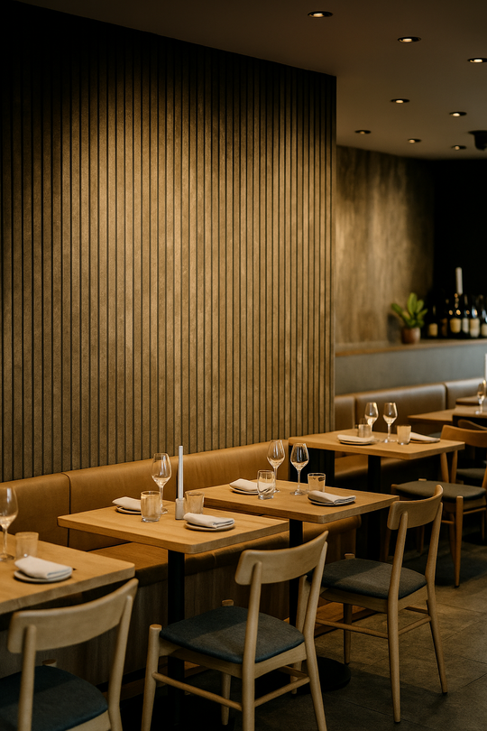 MADRID Slim Stone Louver Veneer Panel