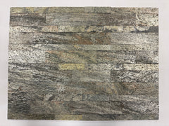 BRUSSELS ZINC Quartz Natural Stone Peel & Stick 15 x 60 cm