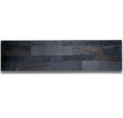 HELSINKI Peel &amp; Stick Slate Flexible Wall Tile - 15 x 60cm