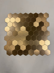 COPPER BRUSHED HEXAGON