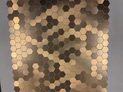 COPPER BRUSHED HEXAGON