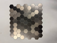 STEEL BRUSHED HEXAGON