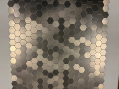 STEEL BRUSHED HEXAGON
