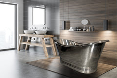 Copper bathtub full nickel