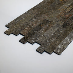 TOKYO EMERALD Split Face Small Lock Peel &amp; Stick Wall Tiles - 15 x 31.2 cm 