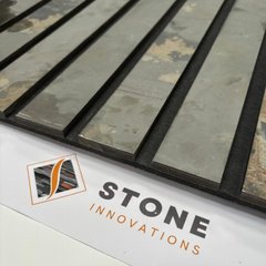 SEOUL MACEDONIAN Slim Stone Louver Veneer Panel