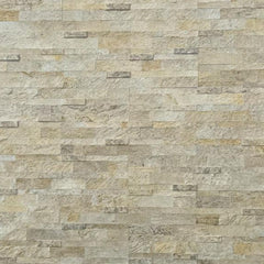 COPPER CHAMPAGNE Split Face Quartzite Peel &amp; Stick Wall Tiles - 15 x 60 cm