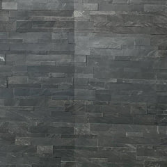 MOSCOW SESAME BLACK Peel &amp; Stick Slate Desert Black flexible wall tile - 15 x 60 cm