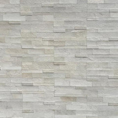 MOONSTONE Split Face Sandstone Peel &amp; Stick Natural Stone Wall Panel - 15 x 60cm 