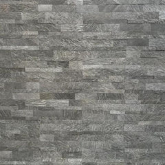 LONDON SAPPHIRE Split Face Quartzite Peel &amp; Stick Wall Tiles - 15 x 60 cm