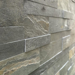 HELSINKI Peel &amp; Stick Slate Flexible Wall Tile - 15 x 60cm