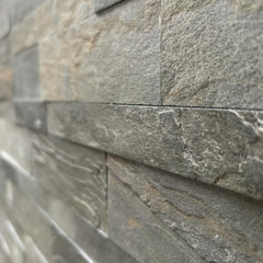 HELSINKI Peel &amp; Stick Slate Flexible Wall Tile - 15 x 60cm