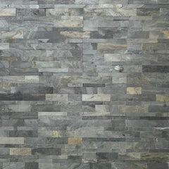 HELSINKI Peel &amp; Stick Slate Flexible Wall Tile - 15 x 60cm