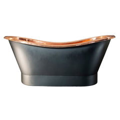 Copper bathtub Copper in black out 