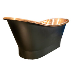Copper bathtub Copper in black out 