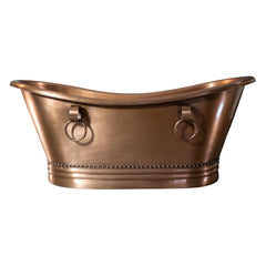 Copper bathtub Full copper with ring