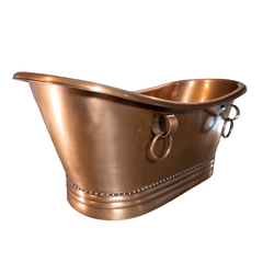 Copper bathtub Full copper with ring