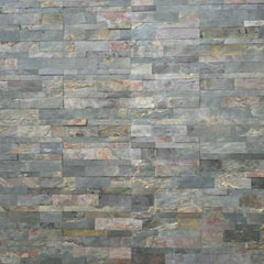 VIENNA HESSONITE Split Face Slate Plain Face Peel &amp; Stick Veneer Panel - 15 x 60 cm