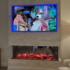 WHITE MARBLE Split Face Marble Peel &amp; Stick Wall Tile - 15 x 60cm