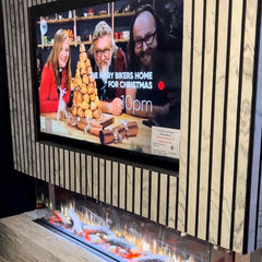 SATVARIO WHTE CLASSIC Slim Stone Louver Veneer Panel