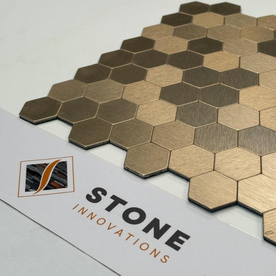 COPPER BRUSHED SEXAGON