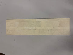 WHITE MARBLE Marble Peel & Stick Tile - 15 x 60cm