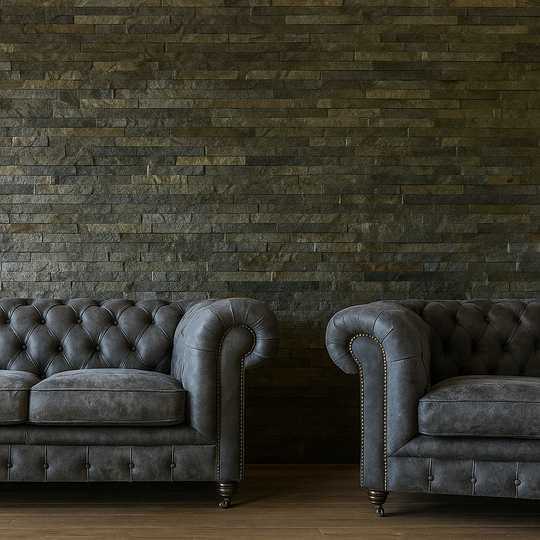 TOKYO EMERALD Split Face Small Lock Peel &amp; Stick Wall Tiles - 15 x 31.2 cm 