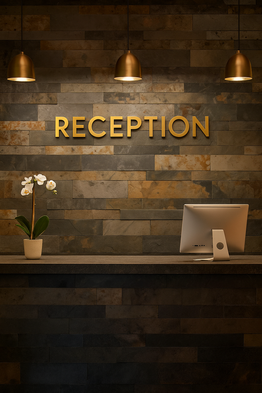 SEOUL MACEDONIAN Peel &amp; Stick Slate Autumn Design Flexible Wall Tile - 15 x 60 cm