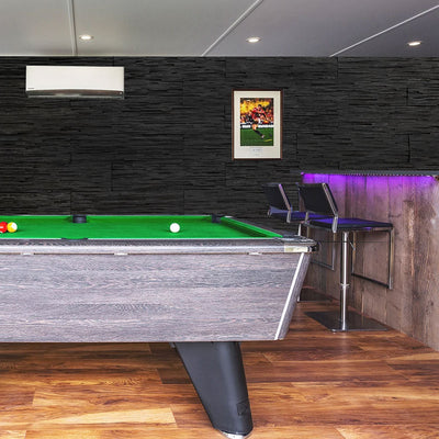 Linear Slimwood Broken Face Matt Black P. 32 - 15 x 60cm